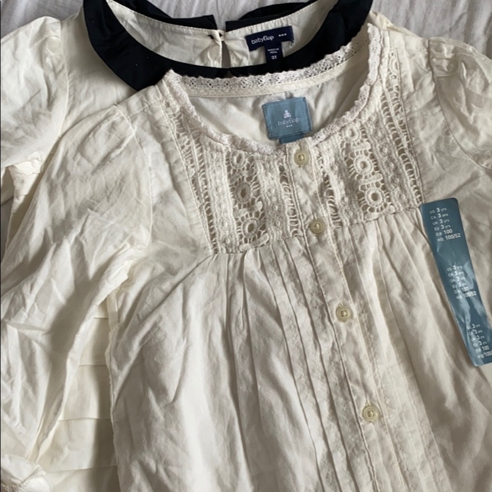 Baby Gap Pintuck Top Lot 3T